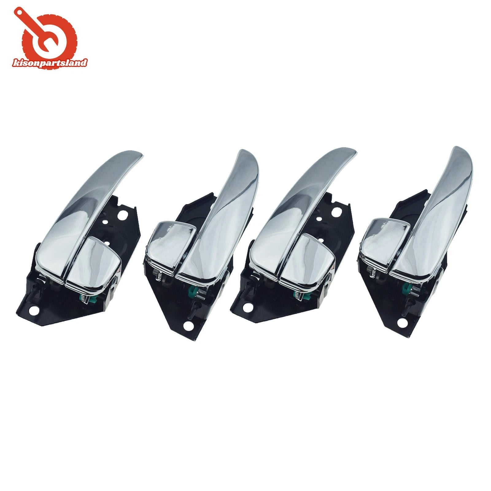 4pcs Chrome Front Rear Interior Inside Door Handles For Hyundai Sonata 2002-2005 6B93BC-57