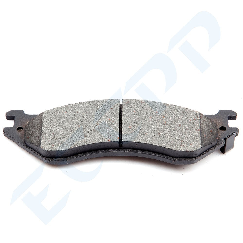 For 2003 - 2008 Dodge Ram 2500 3500 Rear Drilled Brake Rotor Ceramic Brakes Pads KOEEP