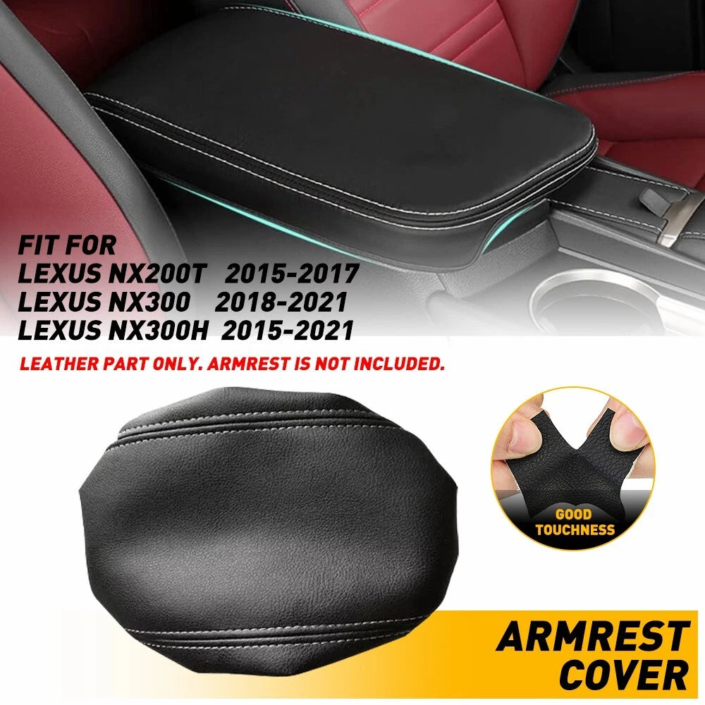 Leather For Lexus NX200t NX300 NX300h 2015-2021 Center Console Armrest Cover EOA 6B93BC-57