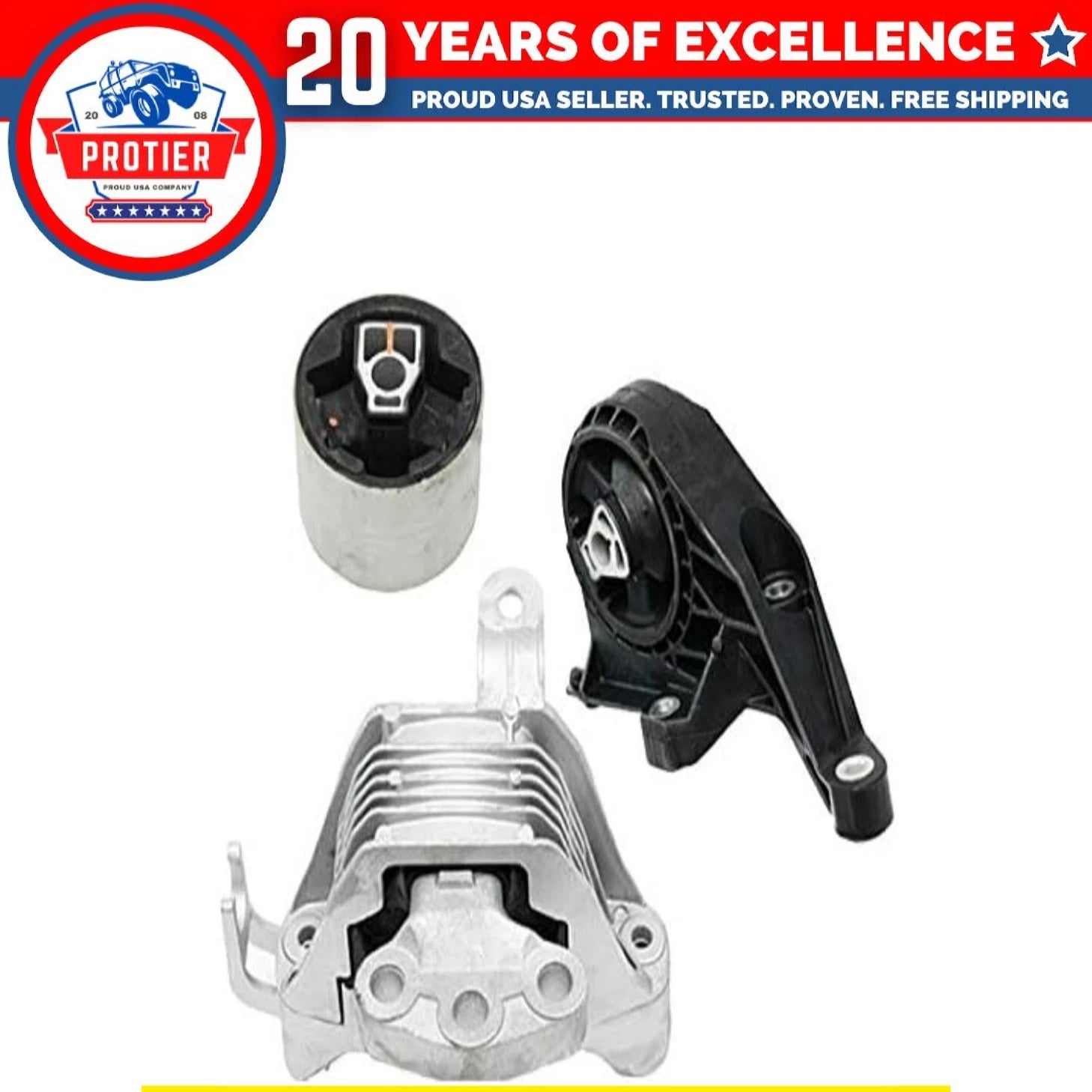 Fits 2011-2015 Chevrolet Cruze 1.4L AUTO Motor & Trans Mount Set 3pcs 6B93BC-57