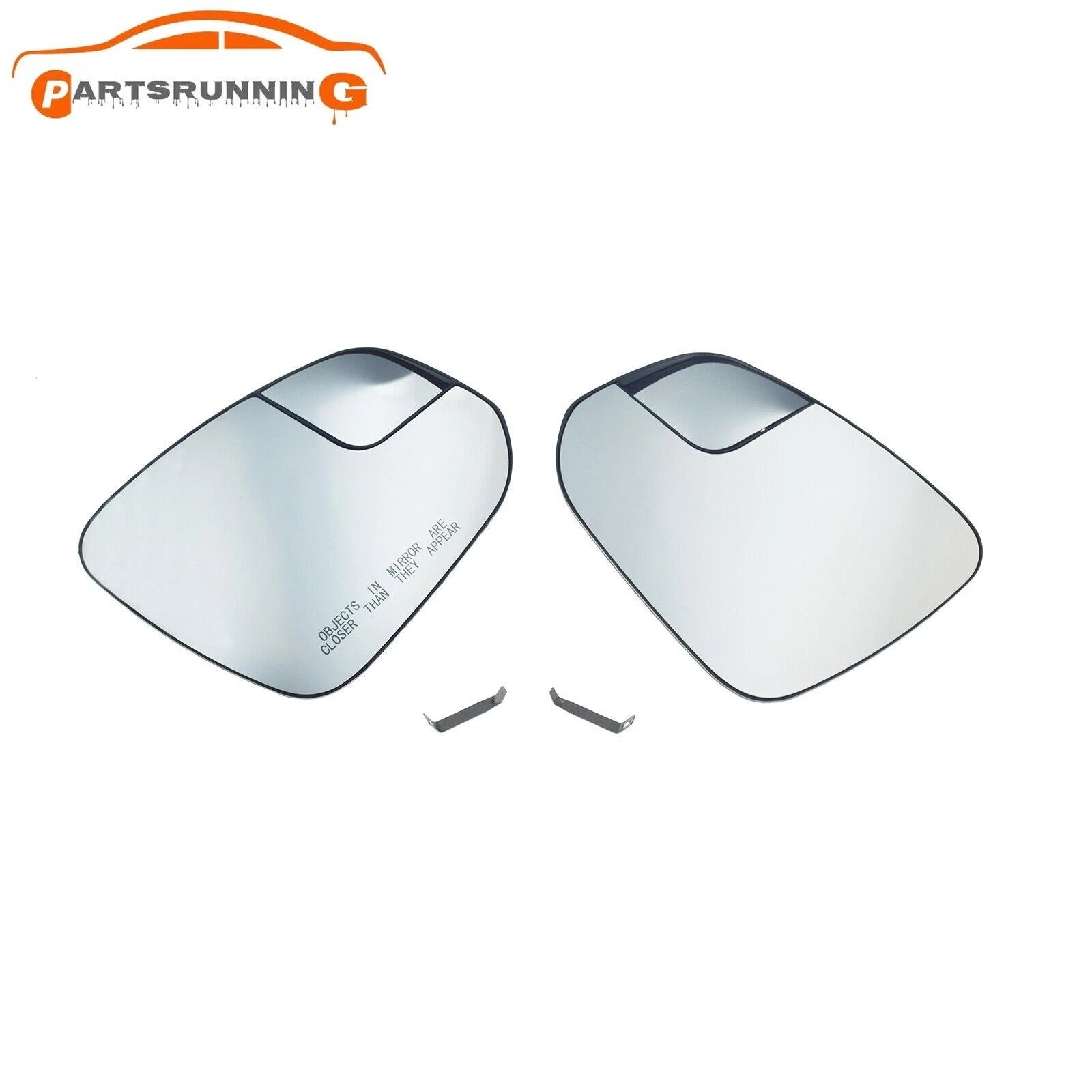 Pair Heated Left & Right Side View Mirror Glass Set for 2016-2018 Toyota Rav4 6B93BC-57