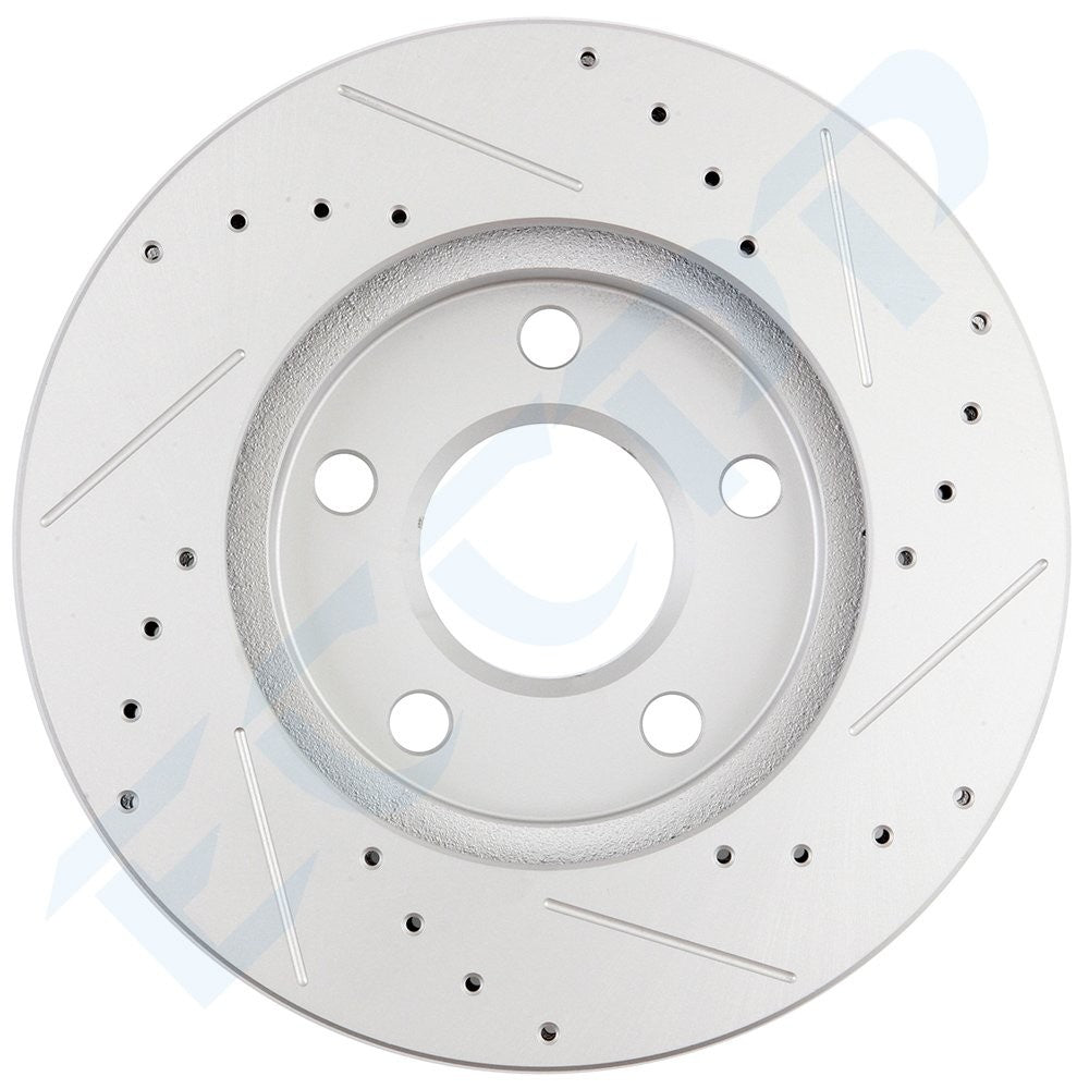 Front Brake Rotors & Ceramic Pads for 1997-2001 2002 2003 Chevy Malibu 6B93BC-57
