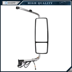 For 2002-2018 International Prostar Chrome Door Mirror Complete Passenger Side 6B93BC-57