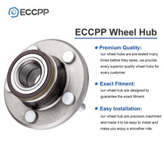 Front & Rear Wheel Hub Bearing For 2005-2009 Chrysler 300 Dodge Charger RWD Only KOEEP