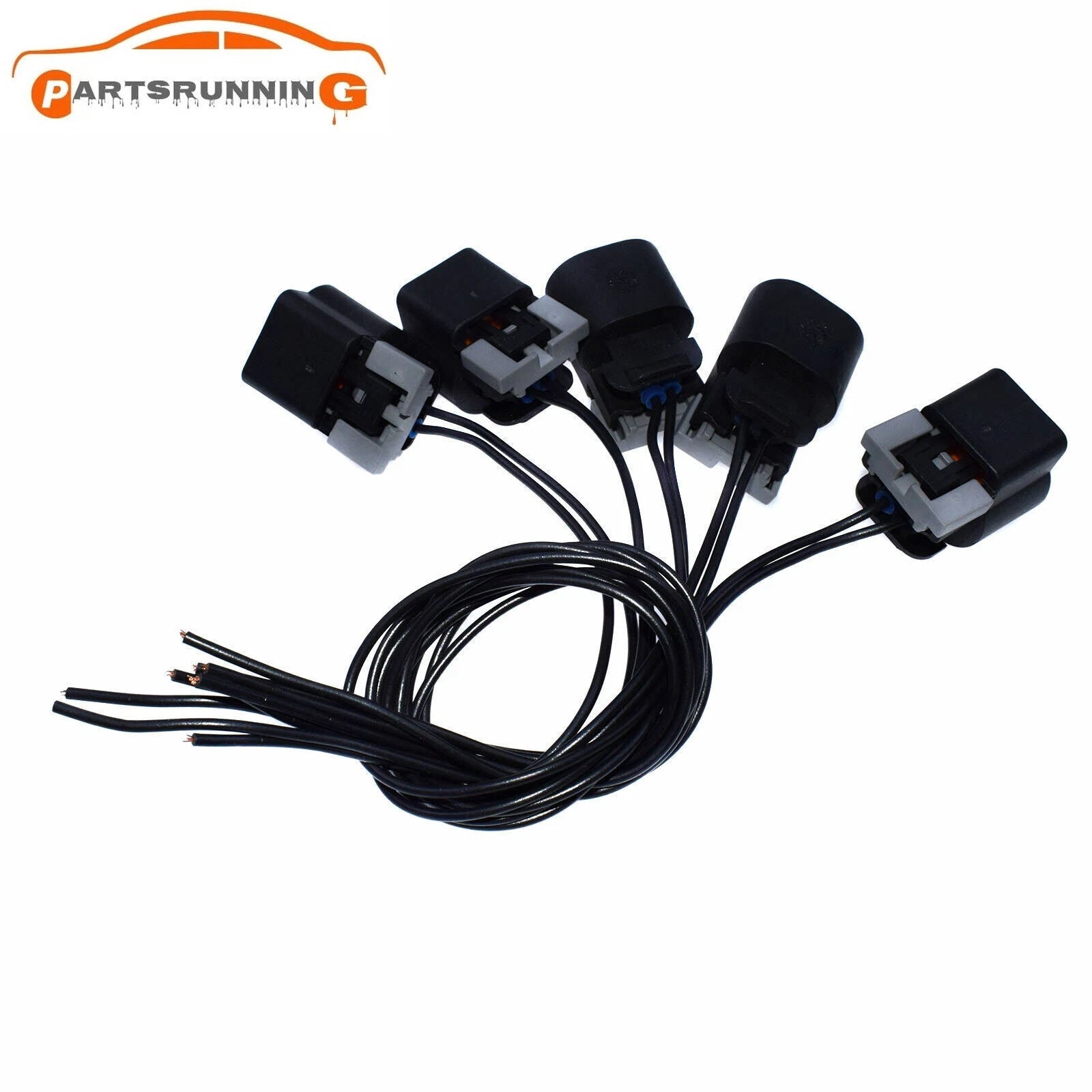 5PCS Knock Sensor Connector Pigtail 2 Wire For Chevrolet Corvette Camaro13580877 6B93BC-57