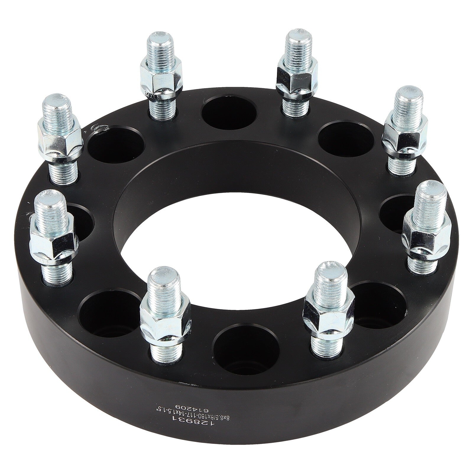 4Pc 1.5" 8x6.5 to 8x180 Wheel Adapters 14x1.5 For Chevy 8x165.1 Convert to 8x180 6B93BC-57