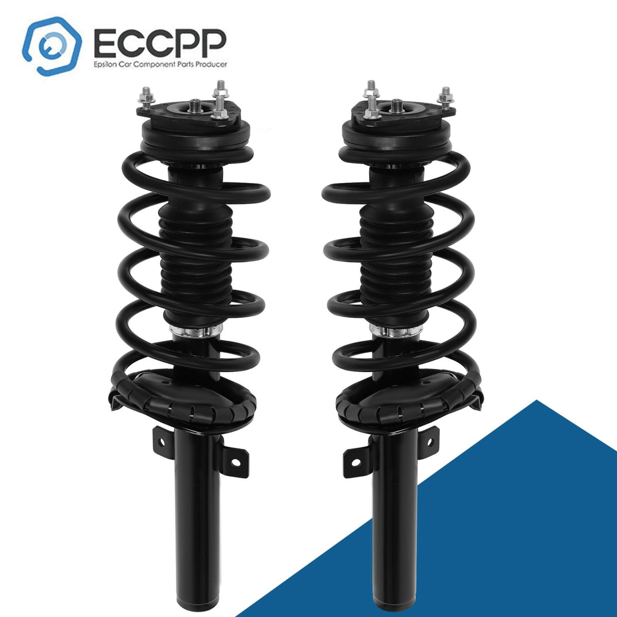 Front Complete Struts & Spring Assemblies Fits 2010-2013 Ford Transit Connect 6B93BC-57
