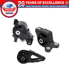 Motor & Trans Mount Set 3PCS Compatible for 2007 - 2008 Honda Compatible for 6B93BC-57