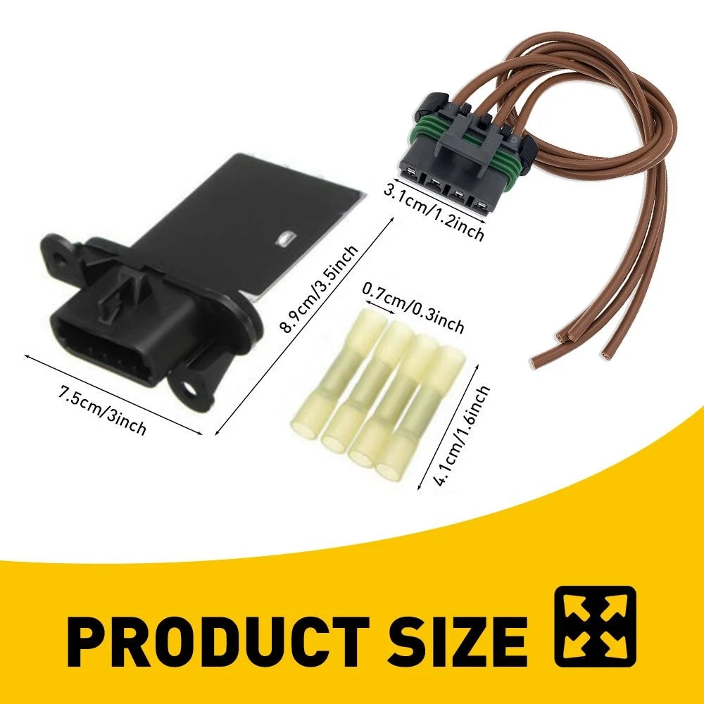 For Toyota 05-14 Tacoma Resistor Blower Motor Kit Harness w/ 8713804050 973-582 6B93BC-57