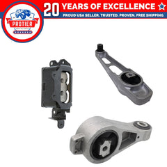 Engine Motor & Trans Mount Set for 01-09 Chrysler PT Cruiser 2.4L w/o Turbo 6B93BC-57
