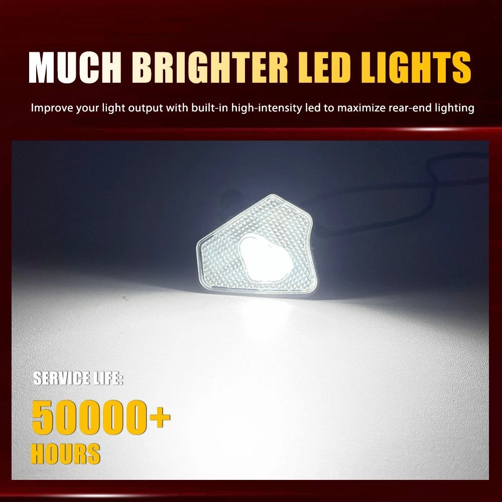2PCS LED Under Side Mirror Puddle Light For Mercedes-Benz W204 W212 C207 X156 EA 6B93BC-57