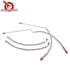 For Mercruiser Bravo Trim Cylinder Full Hose Kit 4PCS 32-99904Q 32-864589 864588 6B93BC-57