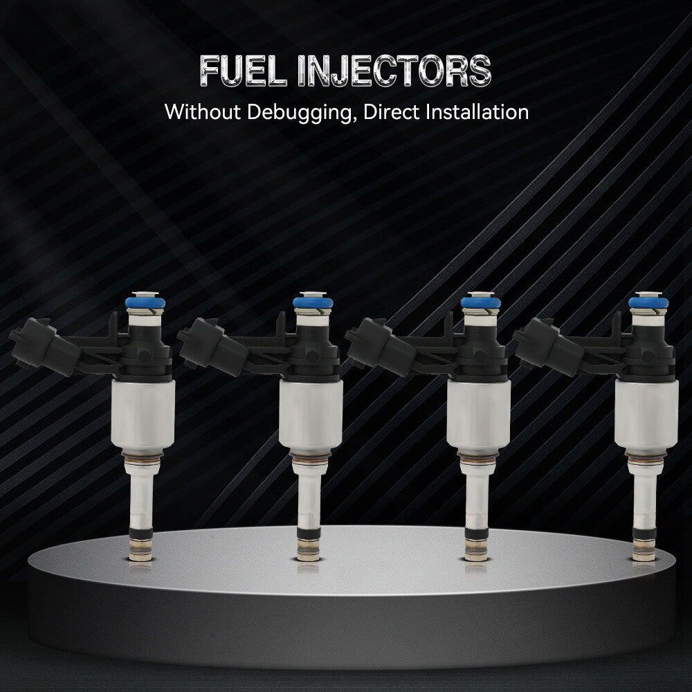 4 Fuel Injectors For Hyundai Sonata Veloster for Kia Forte Forte5 1.6L Turbo 6B93BC-57