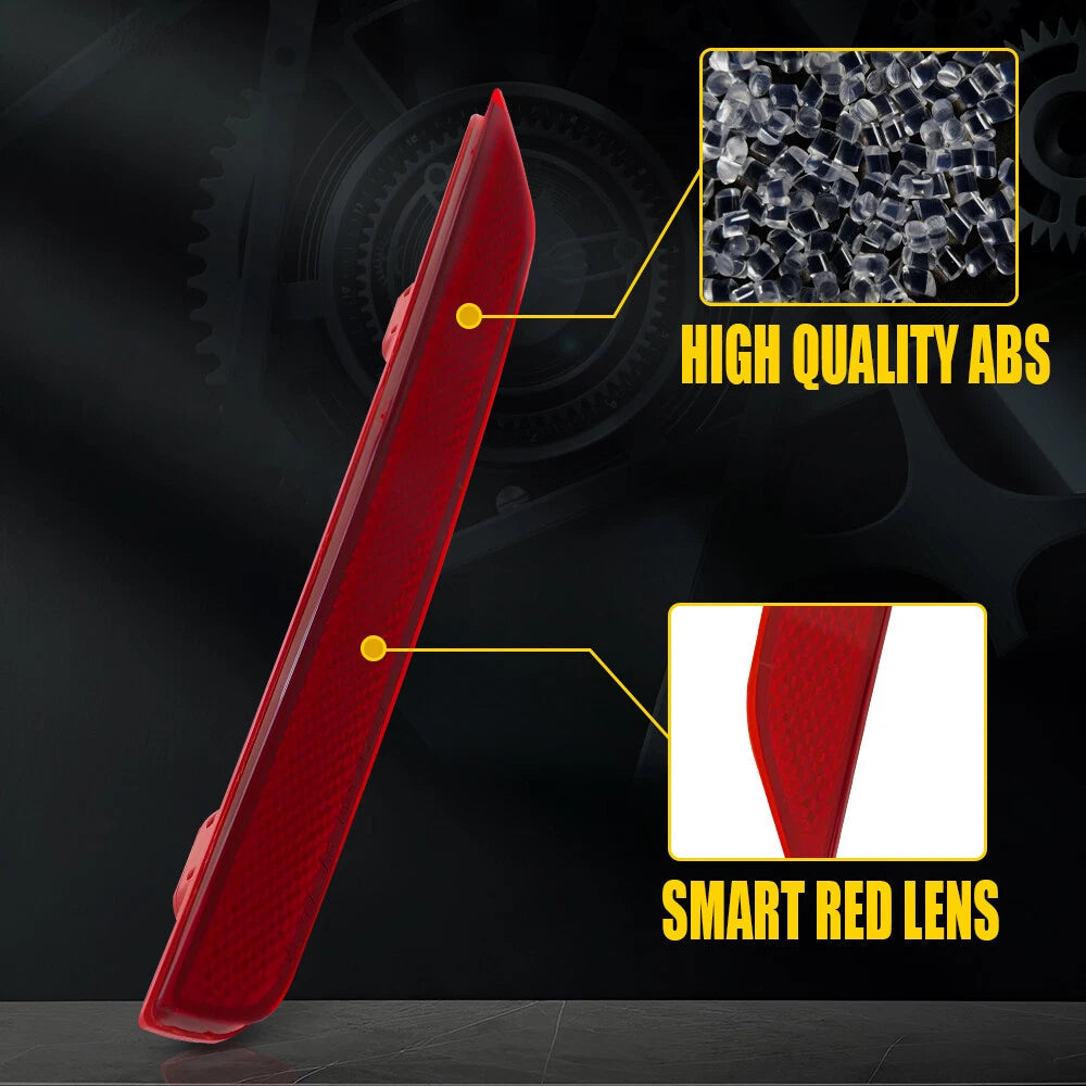 Red Left Driver Side Rear Bumper Reflector Light Case For 11-17 Honda Odyssey EA 6B93BC-57