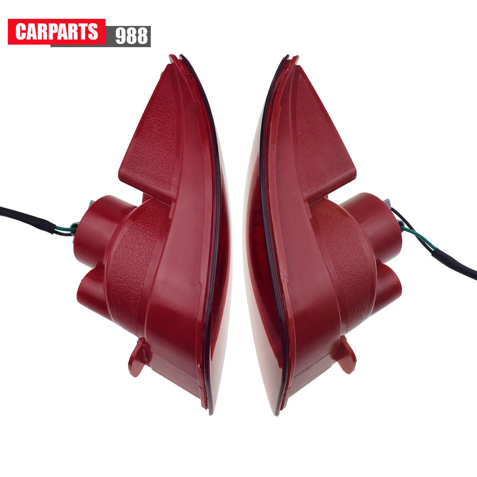 Pair Rear Bumper Reflector Lamp For 07-09 Hyundai Santa Fe 924082B010 924092B010 6B93BC-57