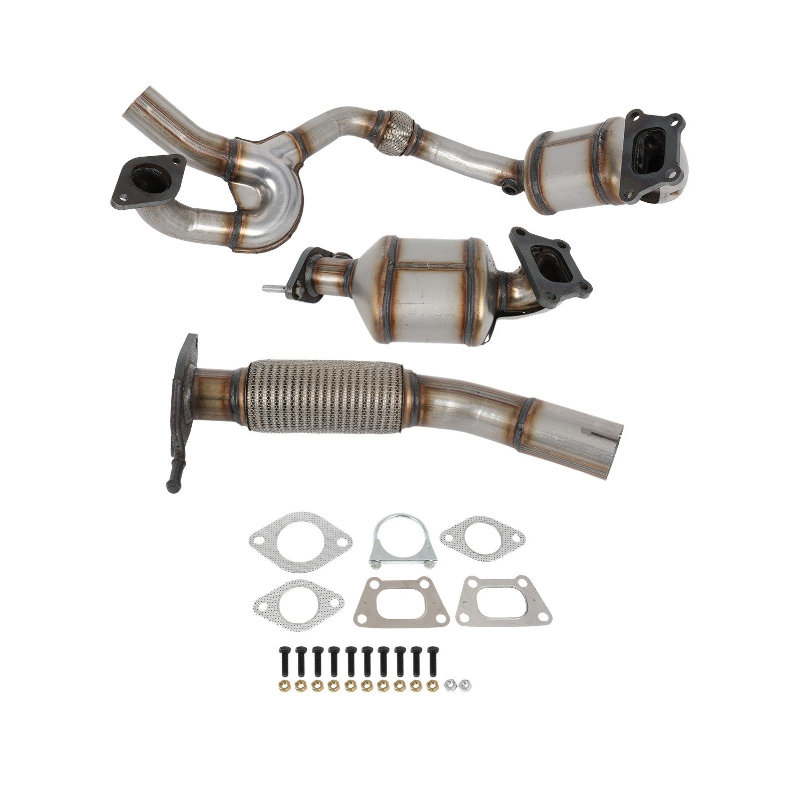 Catalytic Converter & Flex Pipe For 2010 2011 Cadillac SRX 3.0L 4-Door 10H41324 6B93BC-57