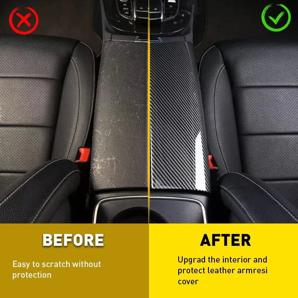 For Mercedes Benz E W213 16-23 Carbon Fiber Interior Armrest Box Storage Cover A 6B93BC-57