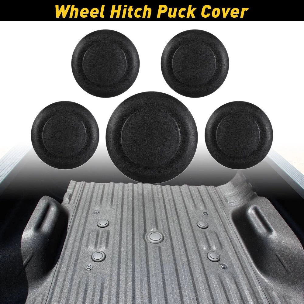 11 thru 23 Super Duty 5th Wheel Hitch Puck Cover Plug Trim Ring Kit For Ford 6B93BC-57