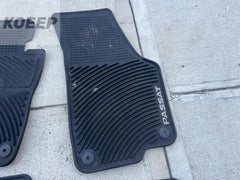 2012 - 2022 VW PASSAT INTERIOR ALLWEATHER RUBBER FLOOR MATS SET OEM 6B93BC-57