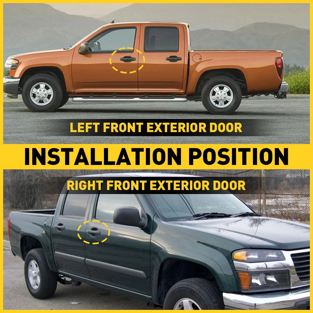 Front Outer Outside Exterior Door Handles Left Right & Pair Set for Colorado EOA 6B93BC-57