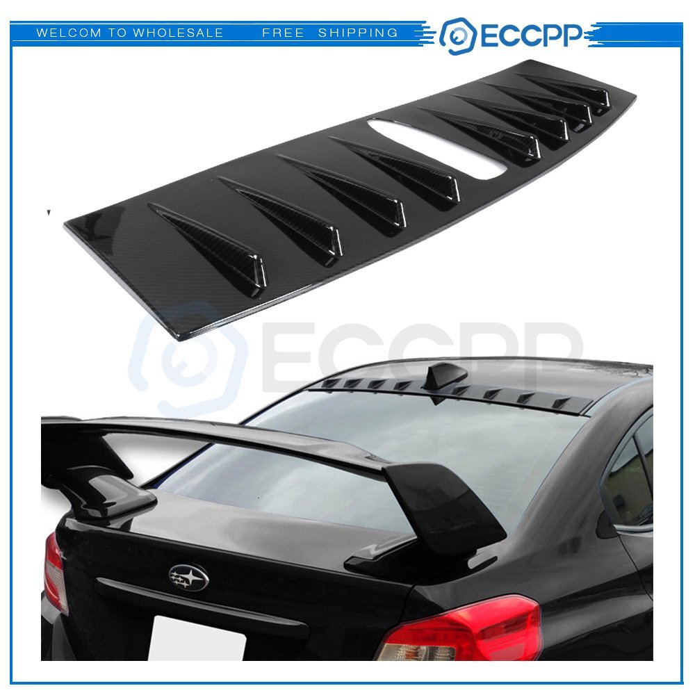 Fit For 14-up Subaru WRX Trunk Rear Roof Vortex Generator Spoiler Wing 6B93BC-57