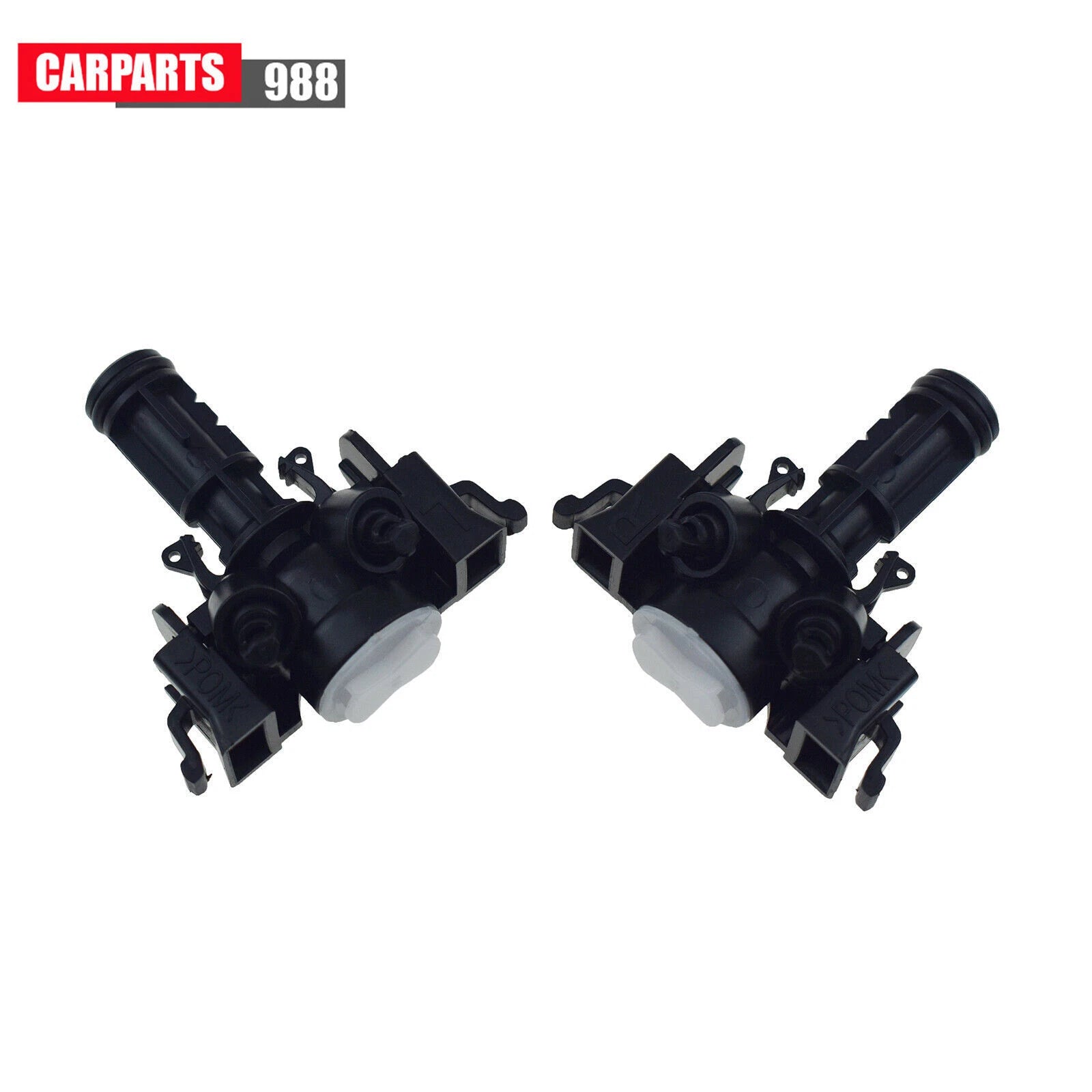 Pair Left Right Headlamp Cleaning Washer Nozzle For Hyundai Tucson 2015-2018 6B93BC-57