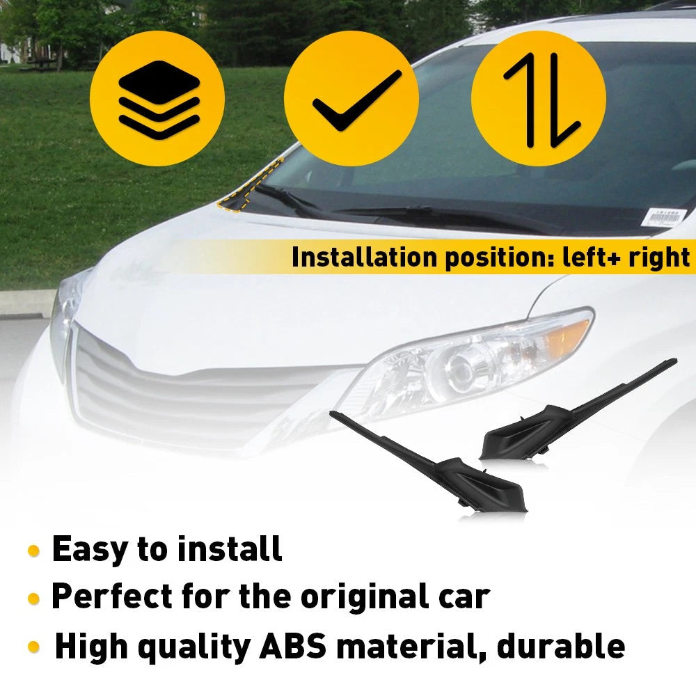 For 11-20 Sienna Outer Right Left Windshield Window Cowl Wiper Cover Panel EOA 6B93BC-57