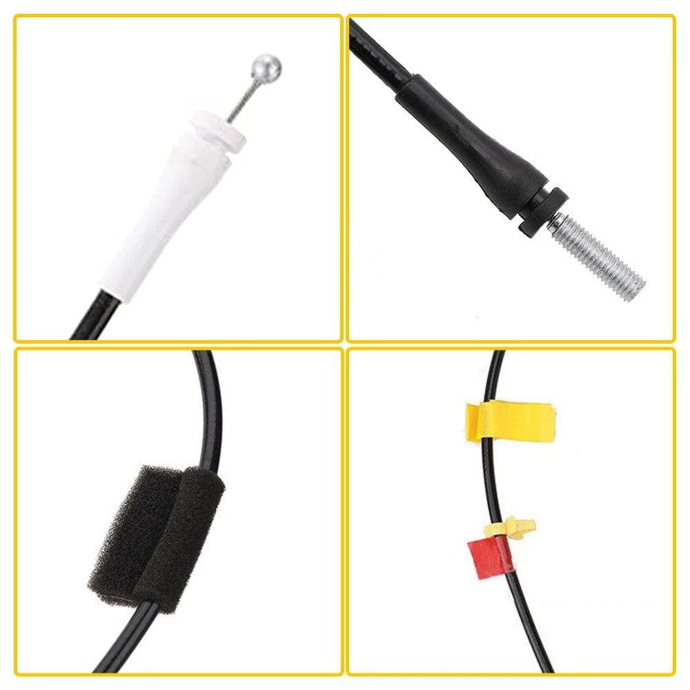 Rear Side Upper&Lower Door Release Latch Cable for 97-04 Ford F-150 Extended Cab 6B93BC-57