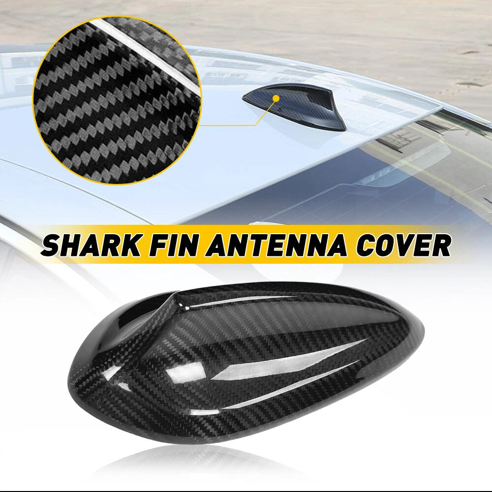 Antenna Cap Cover Carbon Fiber Fit BMW M3 M4 M2 F30 F32 G30 F34 Roof Shark Fin 6B93BC-57