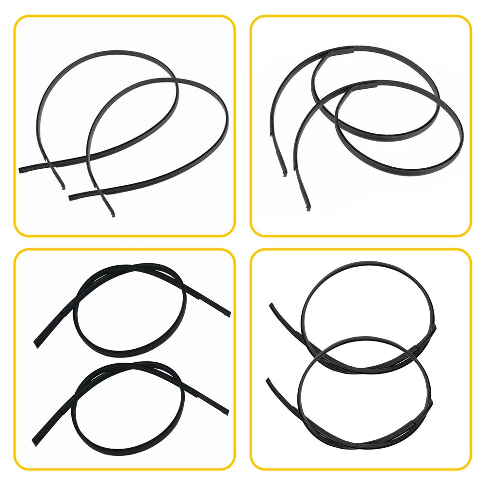 2pcs For TOYOTA 06-16 HATCHBACK YARIS RH + LH ROOF DRIP SIDE FINISH MOULDING SET 6B93BC-57
