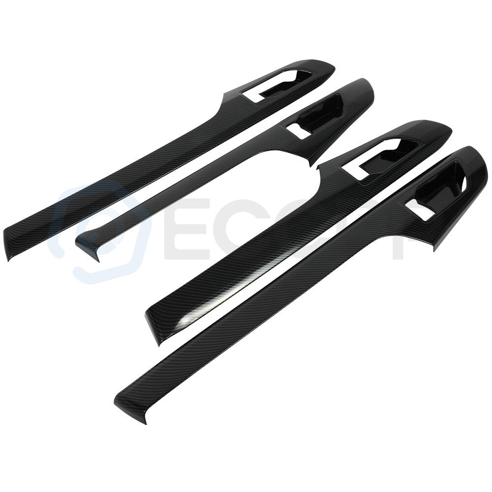 For 20-22 Toyota Highlander Door Molding Trim Carbon Fiber Front Rear Left Right 6B93BC-57