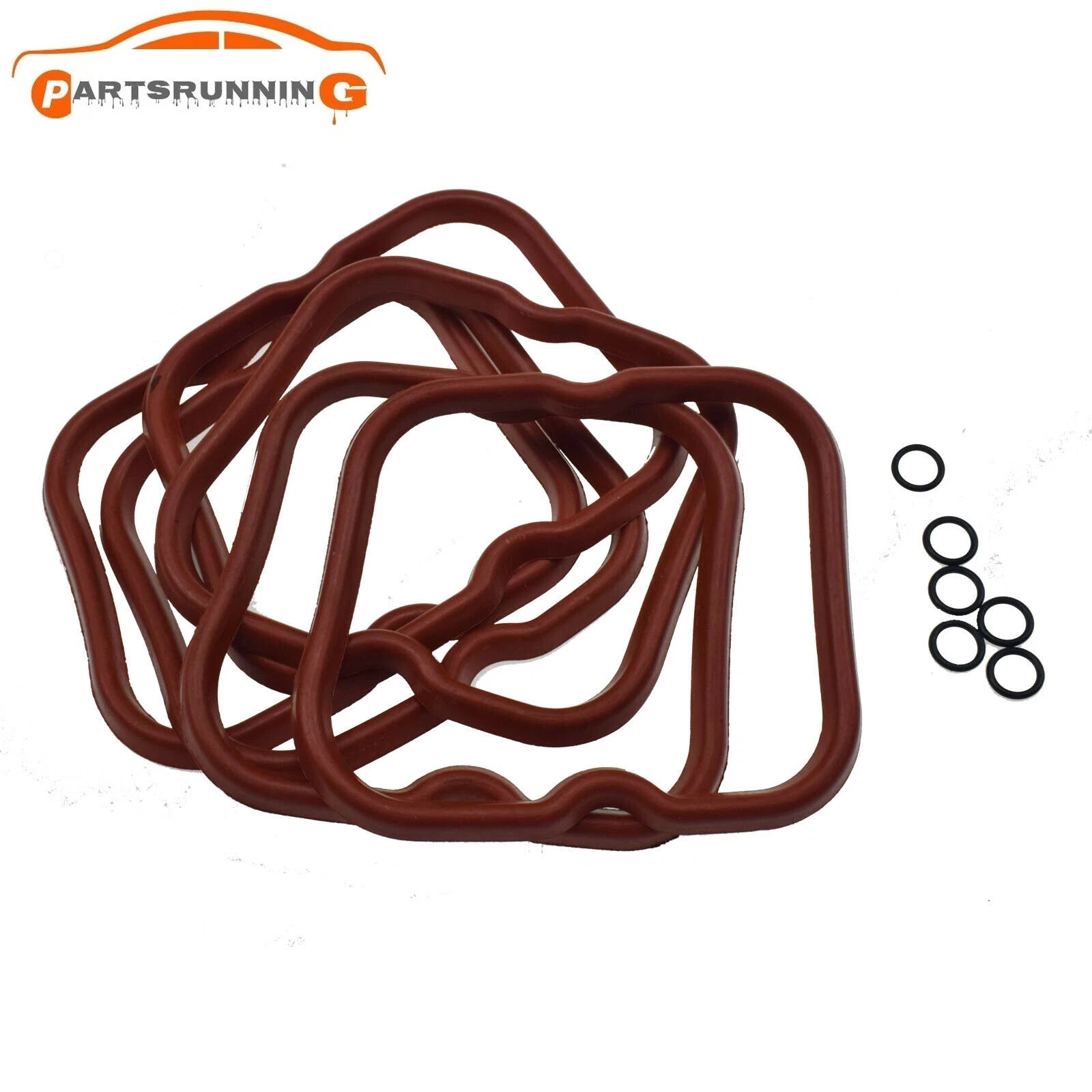 For 1989-2002 12V Cummins 5.9 3284623 Tappet Cover Gasket w/Grommet Seal Set 6B93BC-57