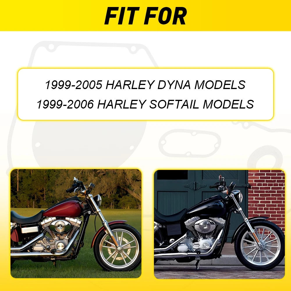 For 1999-2005 Harley Dyna Softail Models Primary Clutch Cover Gasket Seal Kit EA 6B93BC-57