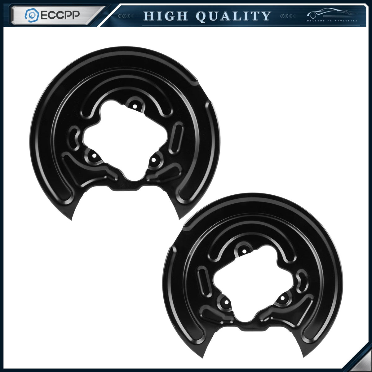 Brake Dust Shield Set For 2013-2019 Ford Explorer Flex Taurus 2013-2016 MKS MKT 6B93BC-57