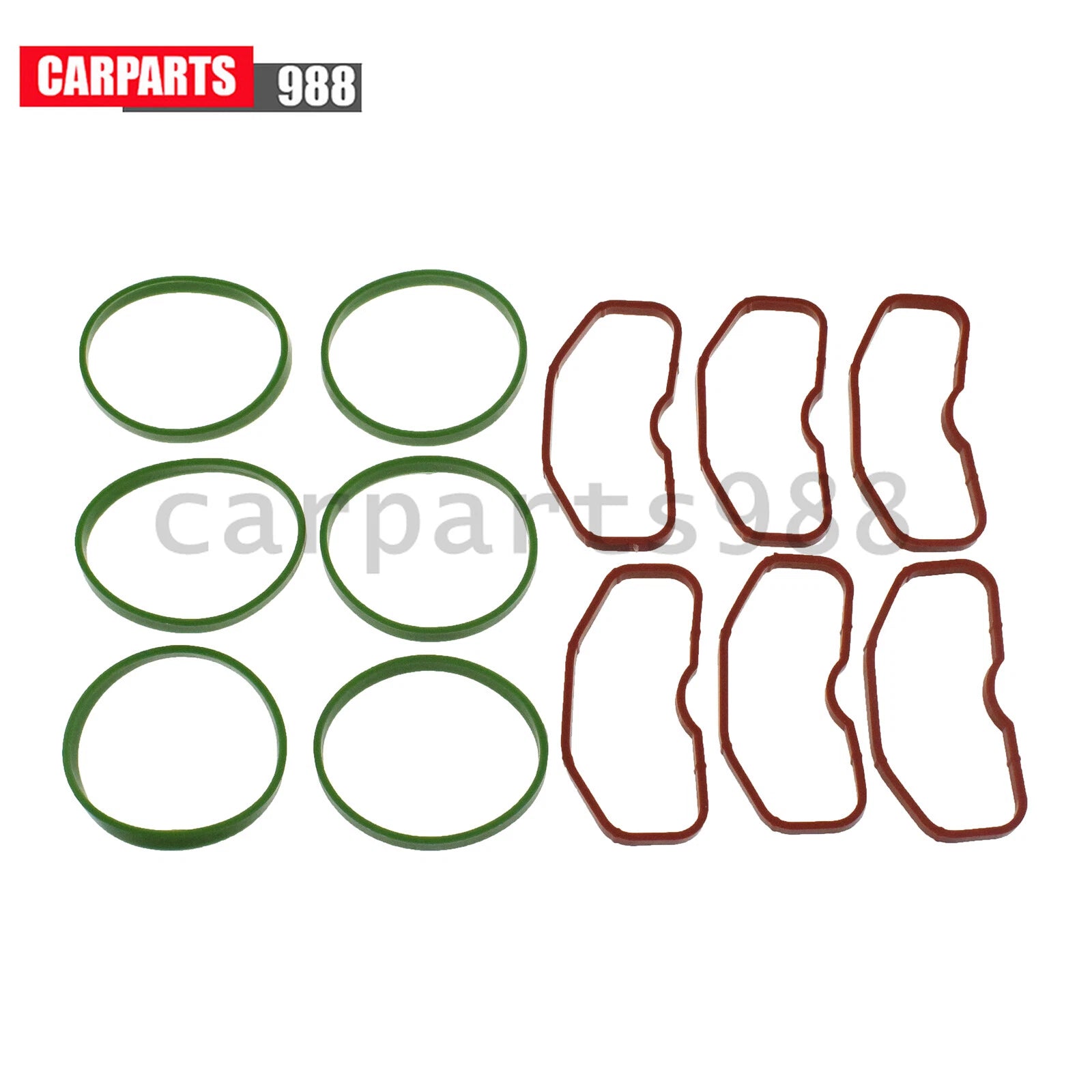 6x Upper & 6x Lower Intake Manifold Gaskets For Audi 3.0T Q5 A8 A7 S4 079129717B 6B93BC-57