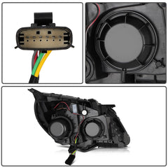 Headlight Assembly LH+RH For 2016-2017 Chevy Equinox LT LS LTZ Chrome Housing 6B93BC-57