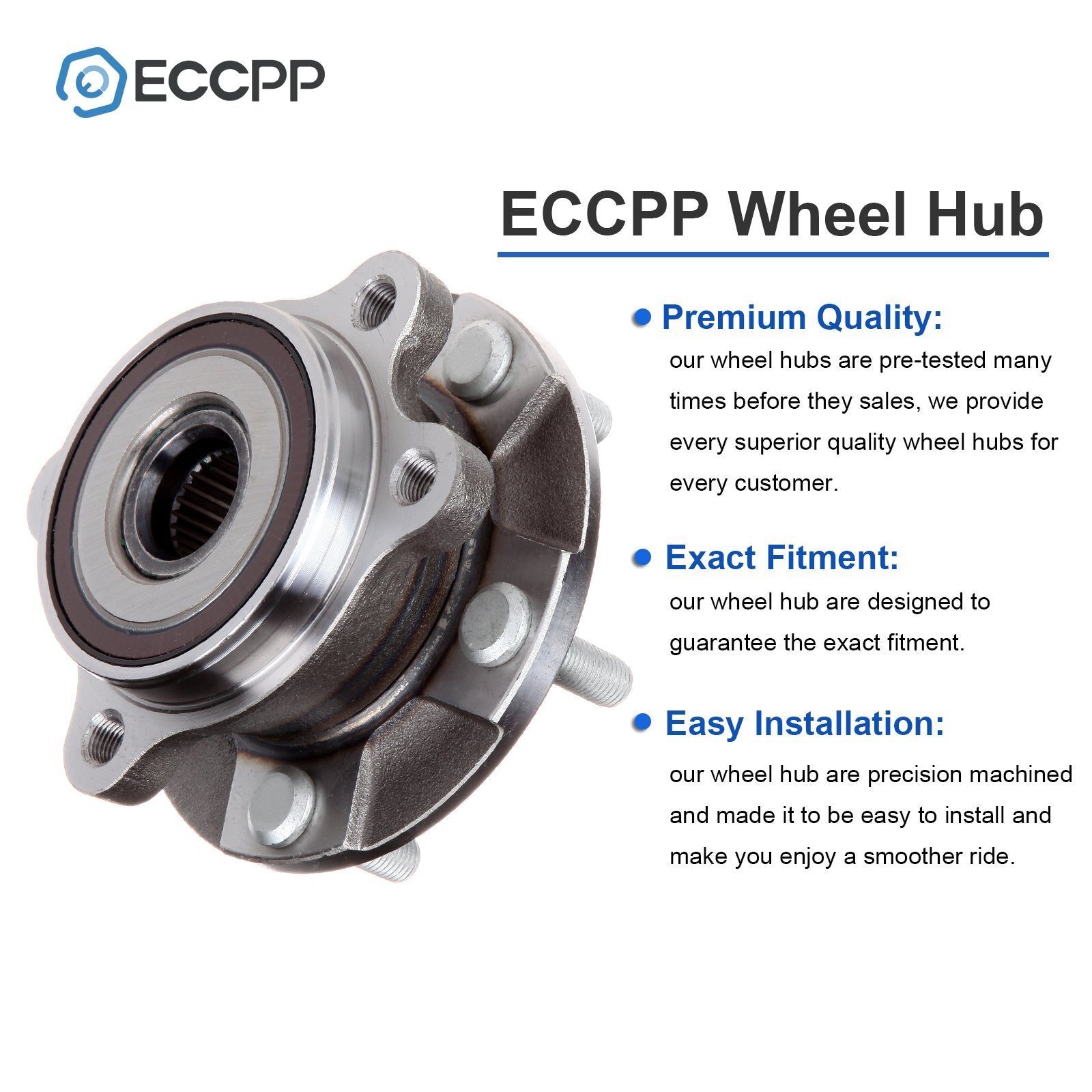 1Pc Front Wheel Hub Bearing For Toyota RAV4 Prius V Scion tC xB Lexus HS250h 6B93BC-57