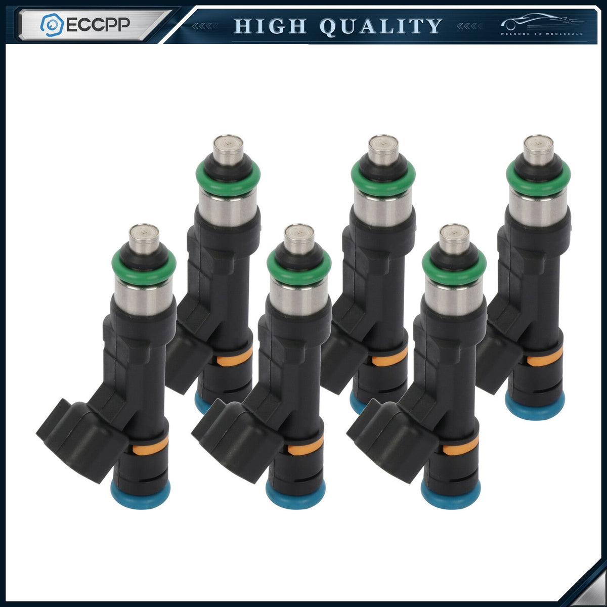For Chrysler Town & Country Dodge Grand Caravan 3.8L 2010-08 6x Fuel Injectors KOEEP