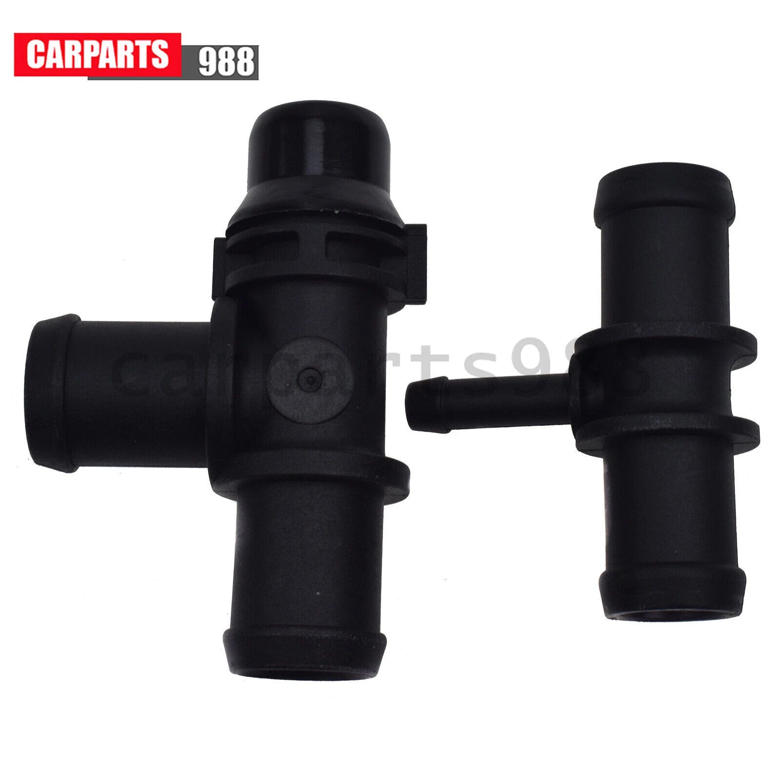 2Pcs Heater Hose Tee Connector for 2010-2013 Ford Transit Connect 2.0 9T1Z18472C 6B93BC-57