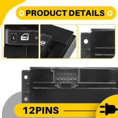 Master Power Window Switch Right For 2000-2002 Chevy Tahoe GMC Yukon 15045084 EA 6B93BC-57