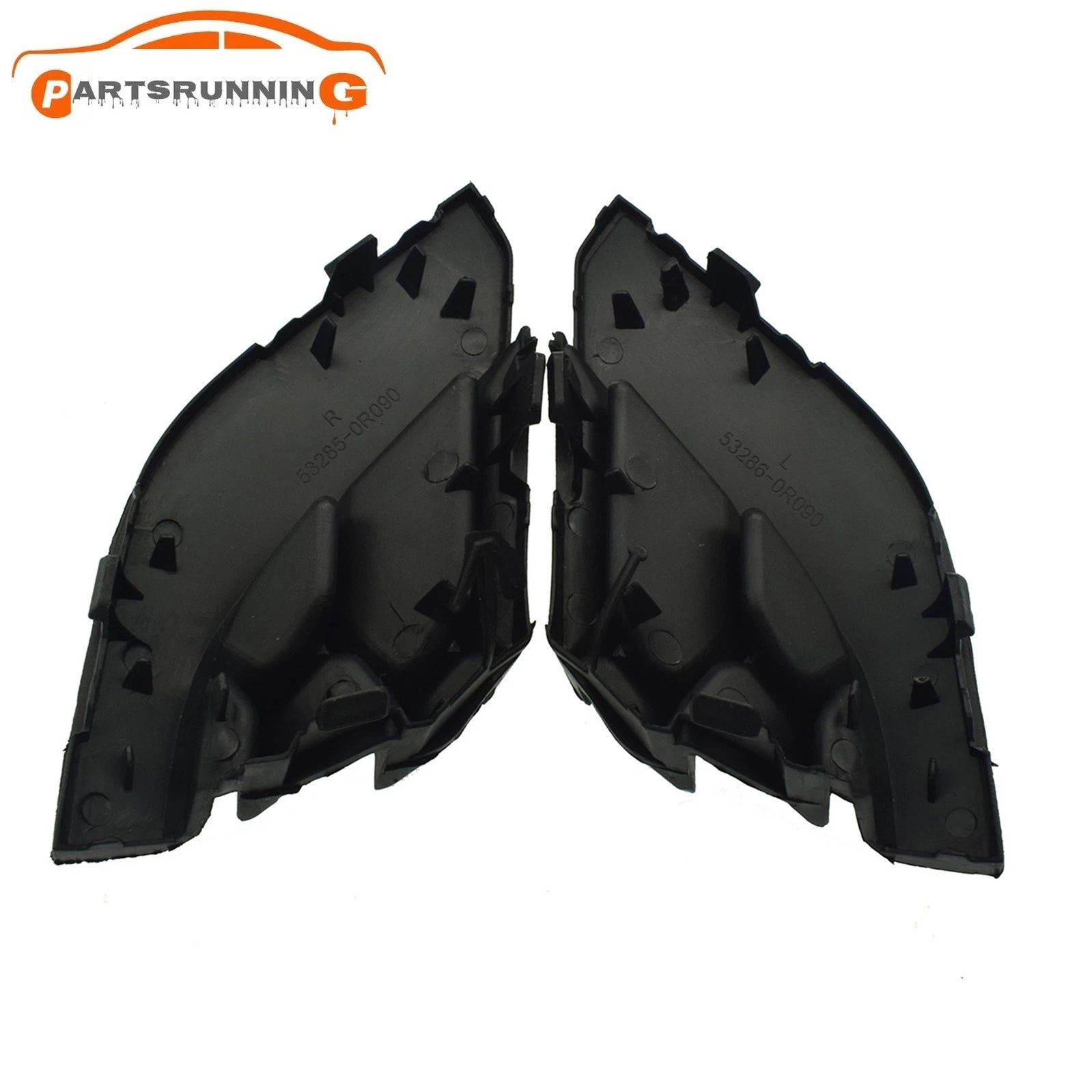 Front Left & Right Side Tow Hook Eye Covers Pair For Toyota RAV4 2016 2017 2018 6B93BC-57