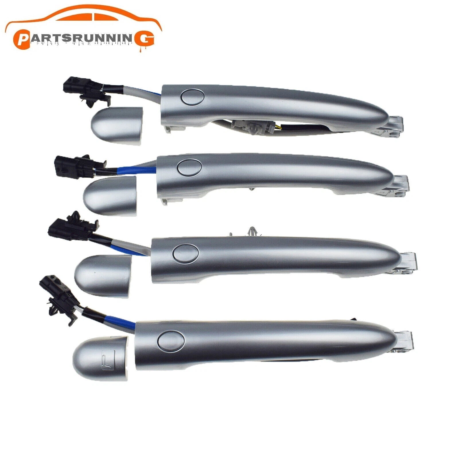 4PCS Front Rear Left Right Exterior Door Handles For Renault Koleos 2009-2018 6B93BC-57