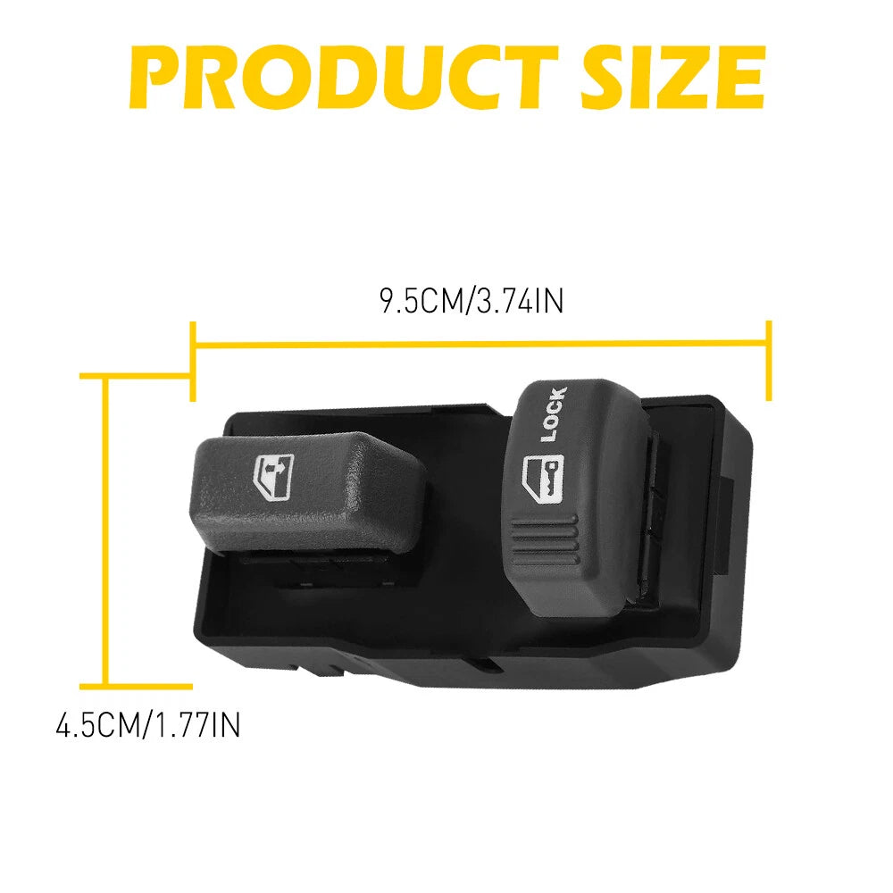 PASSENGER SIDE MASTER POWER WINDOW SWITCH FOR 95-04 CHEVY GMC C/K SONOMA YUKON 6B93BC-57