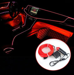 LED Auto Interior Atmosphere Strip Wire Light Car Decorative 5M Accessories 6B93BC-57