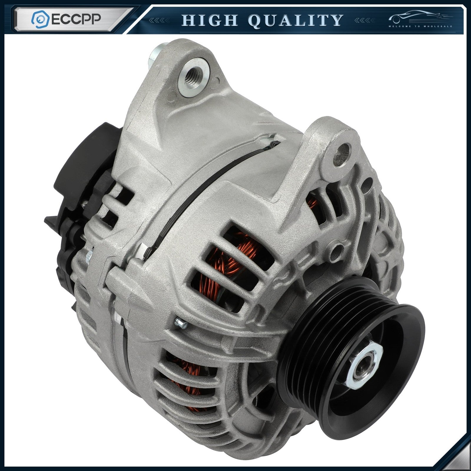 Alternator for 11065 Audi A4 3.0L 2976cc 2002 2003 2004 2005 078-903-016RX ECCPP 6B93BC-57