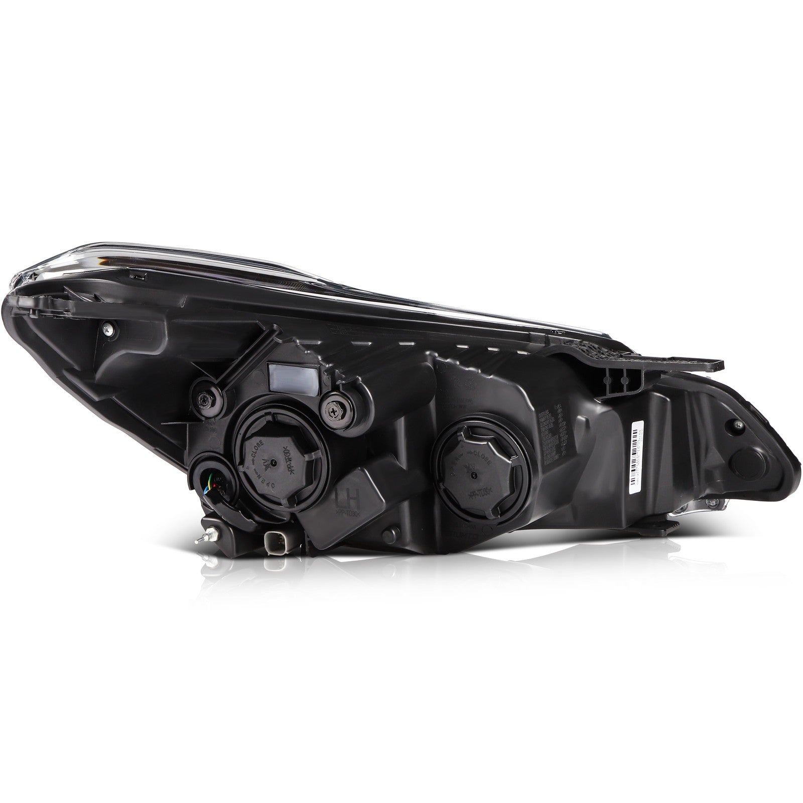 ECCPP Headlight Assembly For Chevrolet Spark 1.4L 2019-2022 Left Side Black 6B93BC-57