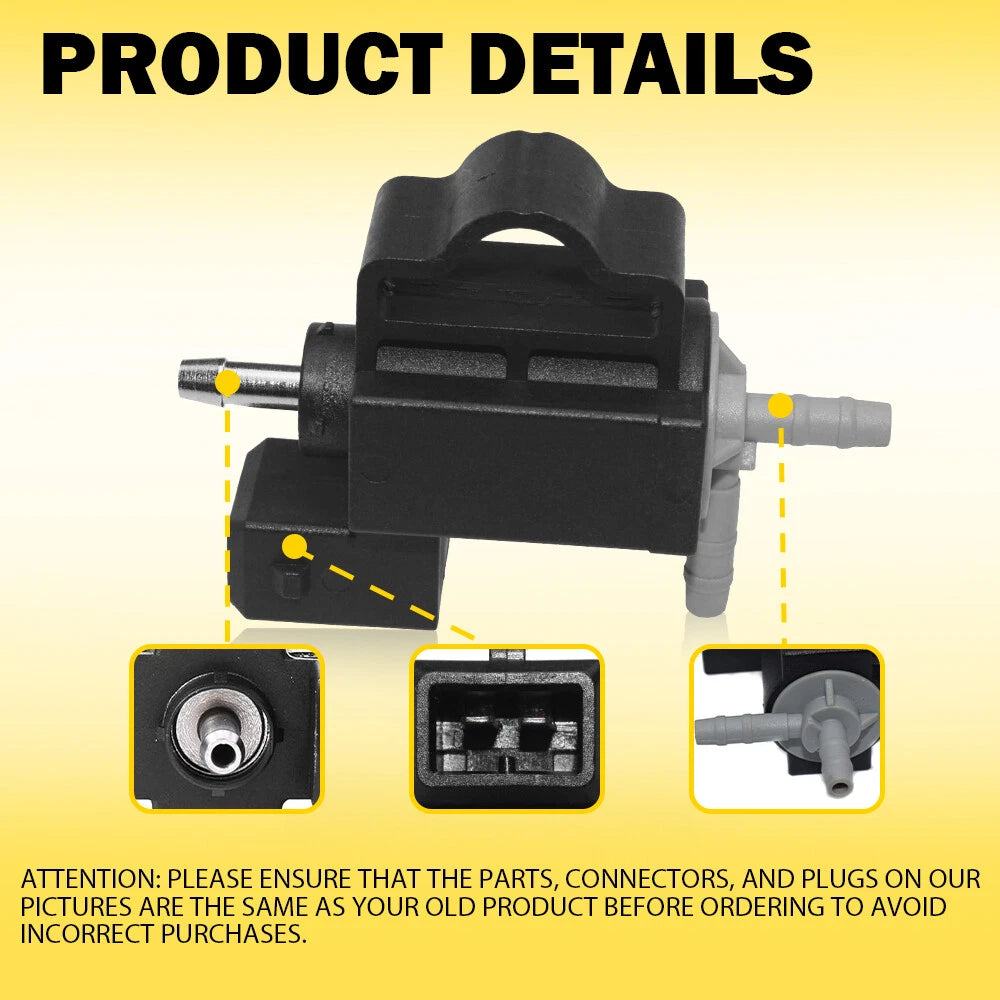 TURBOCHARGER BOOST PRESSURE CONTROL SOLENOID VALVE FOR 12-20 CHEVY SONIC 850351 6B93BC-57
