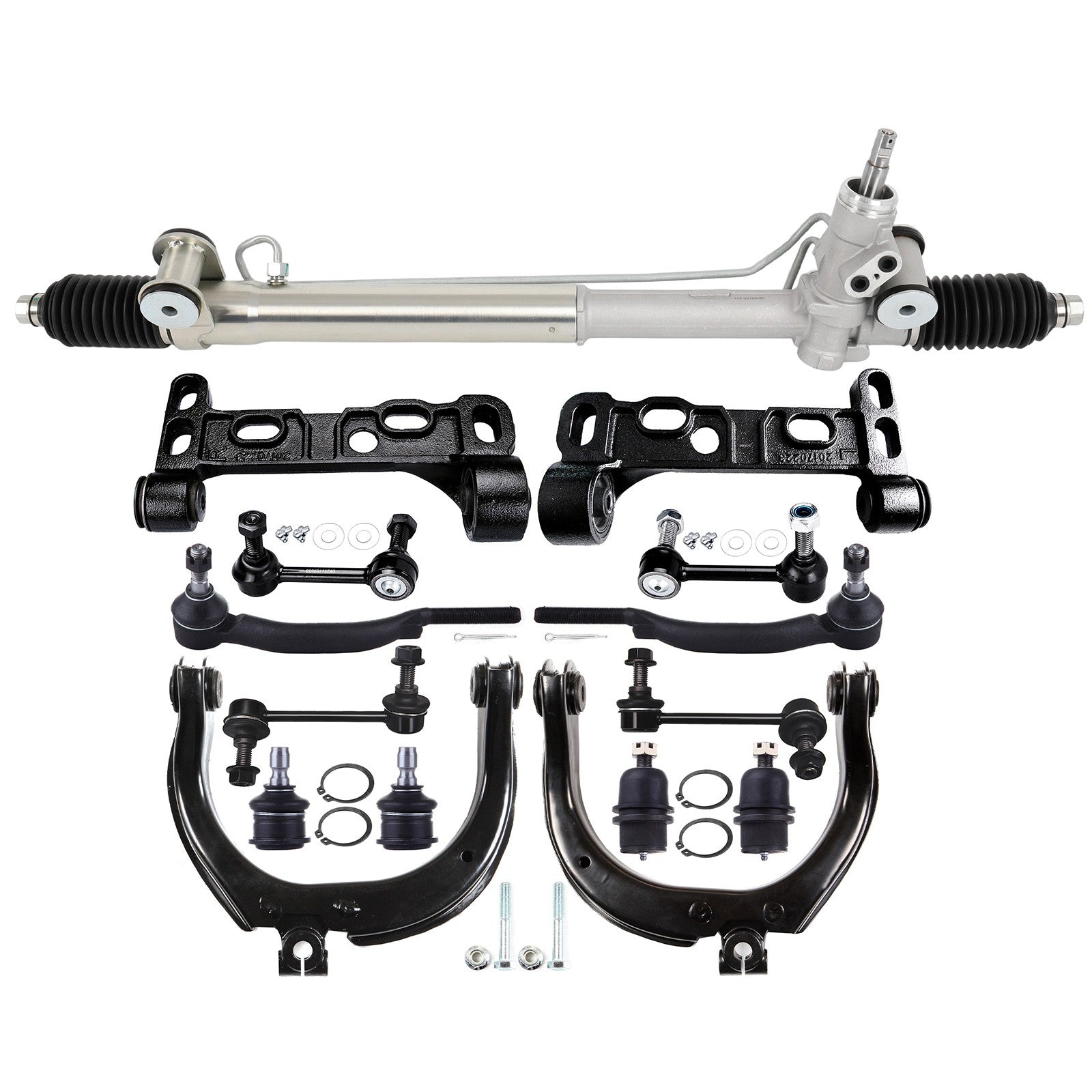 Eccpp 15Pc Complete Power Steering Rack And Pinion Suspension Kit For Chevy Gmc KOEEP