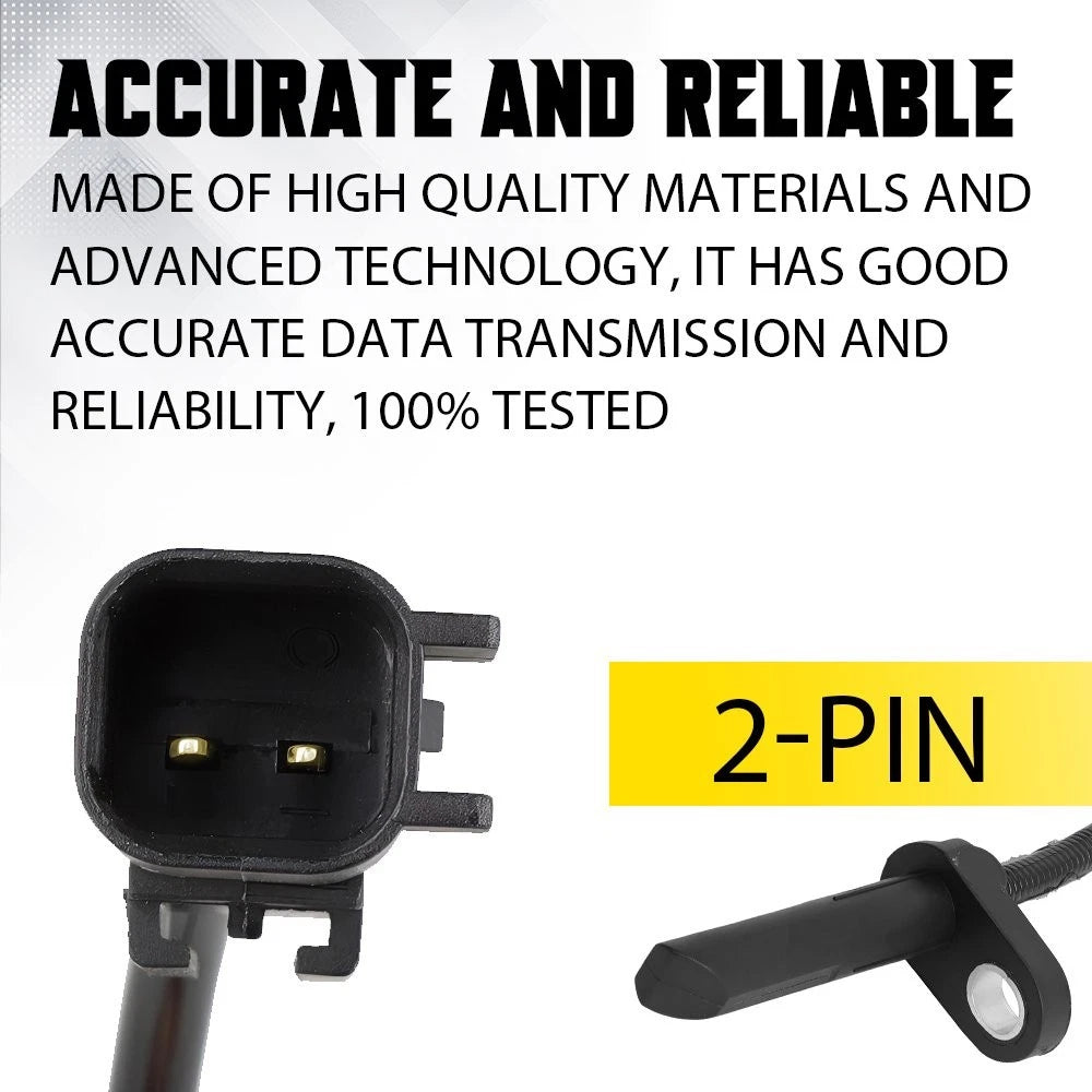 2x ABS Wheel Speed Sensors For 2009-16 Chevy Traverse GMC Acadia Buick Enclave A 6B93BC-57
