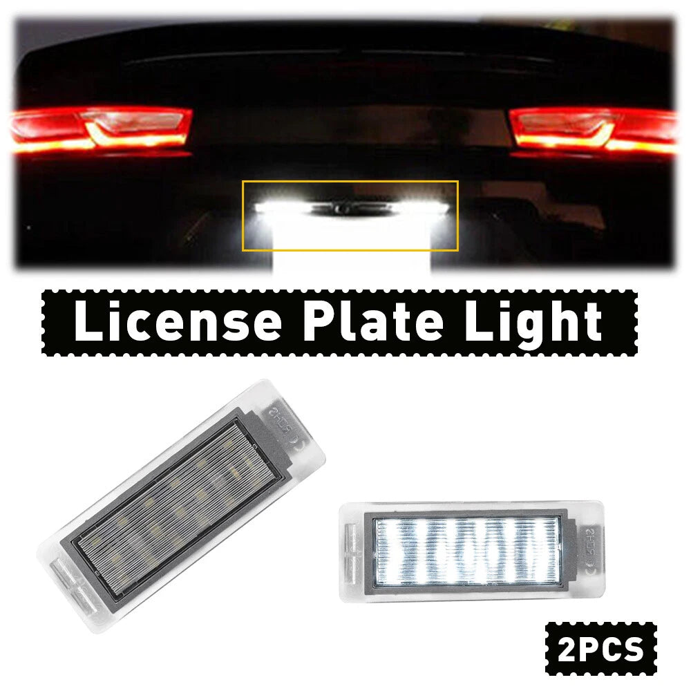 LED License Plate Light For 2015- 22 Chevrolet Equinox Suburban Malibu GMC YUSon 6B93BC-57